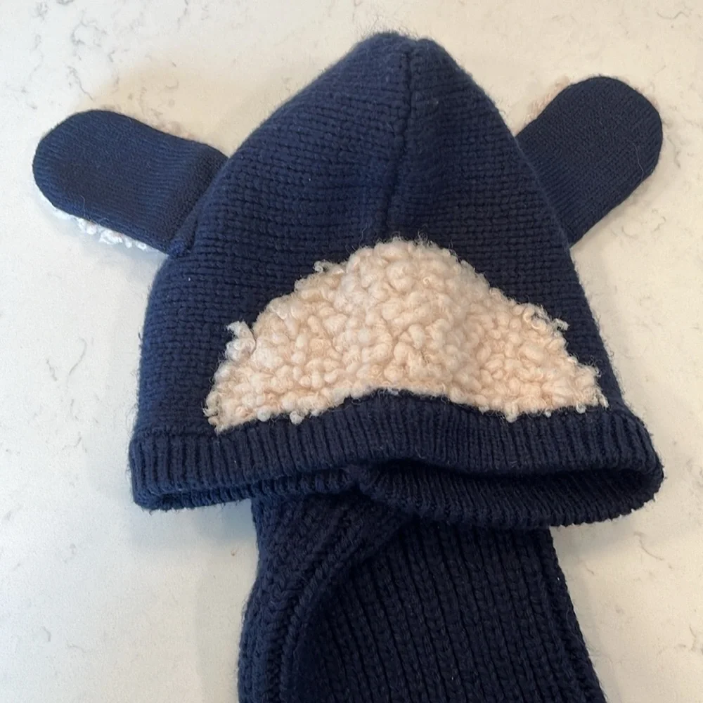 Baby Winter Hat/Scarf Earflap Hoodie